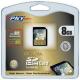 PNY SD Card High Speed Optima 60X 8Gb SDHC Classe 4, Read 20Mb/s Write 10Mb/s