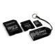 Kingston MicroSD Memory Card Mobility/Multi Kit 1Gb SDC, FCR-MRB, with 2 Adapters for SD and miniSD