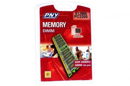 PNY DIMM DDR 400Mhz PC3200, 184-pin