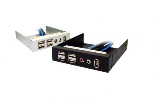 Silverstone 3,5" front I/O Module, 4 USB +Firewire 1394