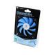 SilverStone SST-SUSCOOL121 Ventola Blue, black frame 120x120x25mm, 9 Blade, Thermal control, 400-950rpm